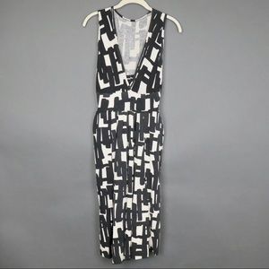 Anthropologie Rachel Pally B&W Midi Dress